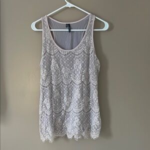 Elegant Lace Tank Top